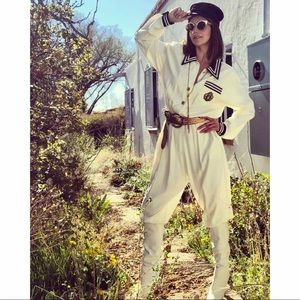 Vintage White Jumpsuit